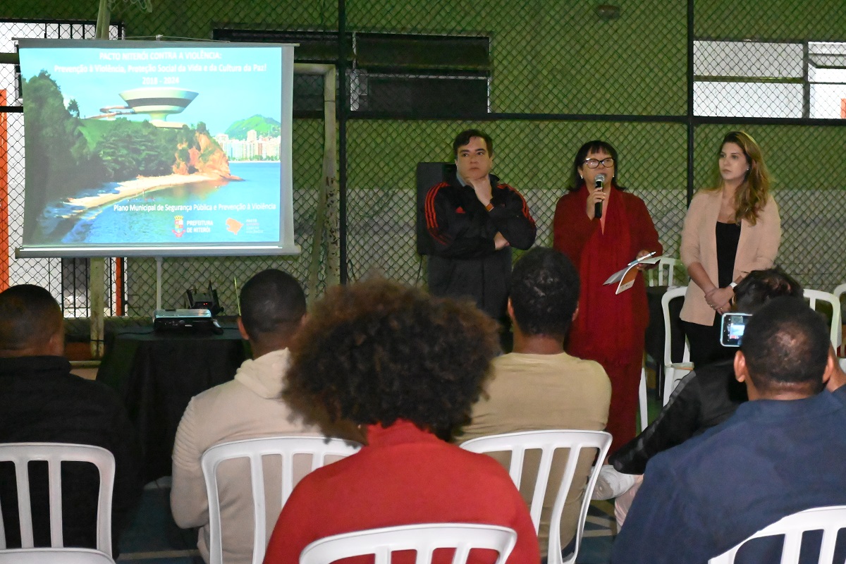 Prefeitura de Niterói convoca população para plenárias regionais do Pacto Contra a Violência nesta quinta-feira (02)