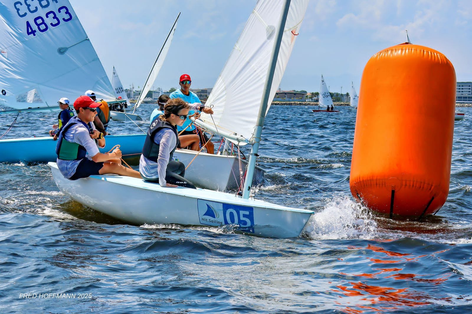 Atleta do Projeto Grael no pódio pelo 5° ano consecutivo no Campeonato Brasileiro de vela da classe Dingue