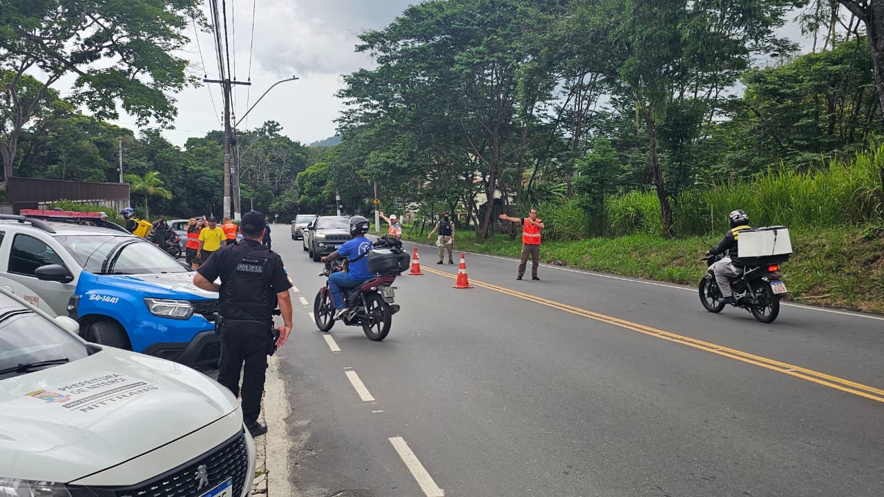 Prefeitura de Niterói inicia a semana com mais uma ação integrada contra motos barulhentas