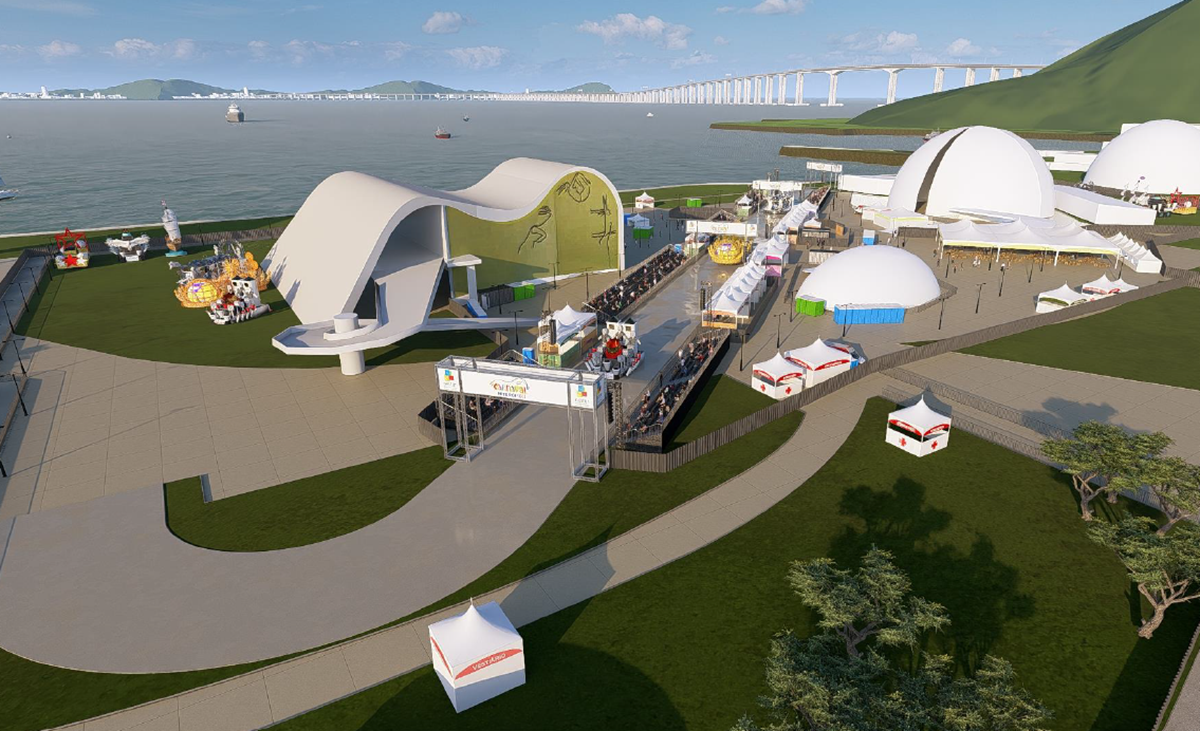 Carnaval de Niterói terá nova Passarela do Samba em linha reta no Caminho Niemeyer