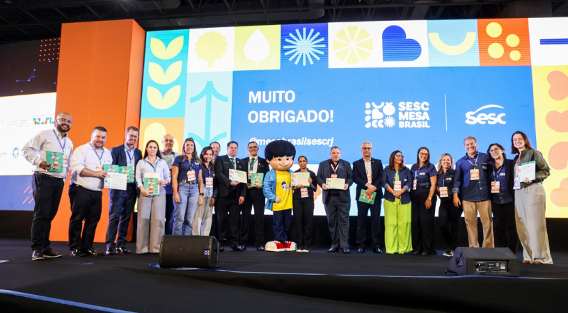 Sesc RJ-impulsiona a doação de alimentos na maior feira do setor supermercadista do país