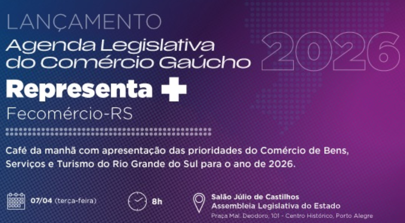Fecomércio-RS leva Agenda Legislativa 2026 à Assembleia e apresenta prioridades do setor