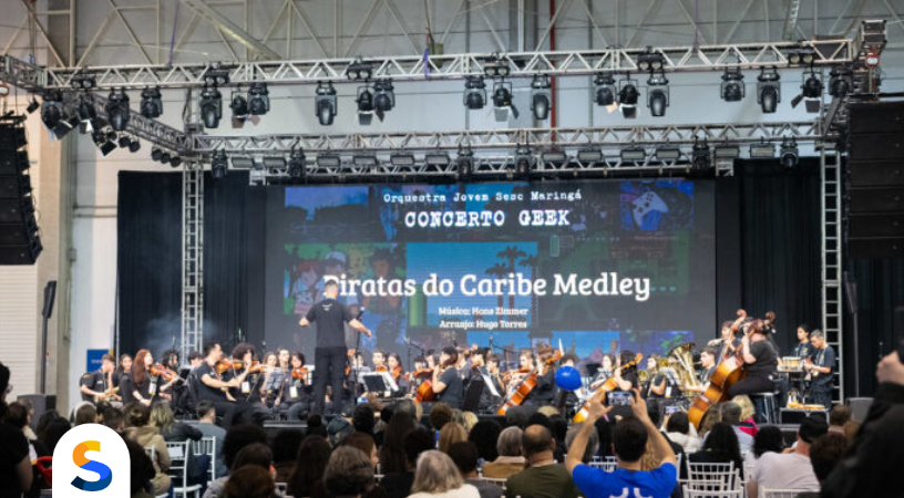 Orquestra Jovem do Sesc-PR emociona público na Semana S com repertório que une clássicos brasileiros e cultura geek