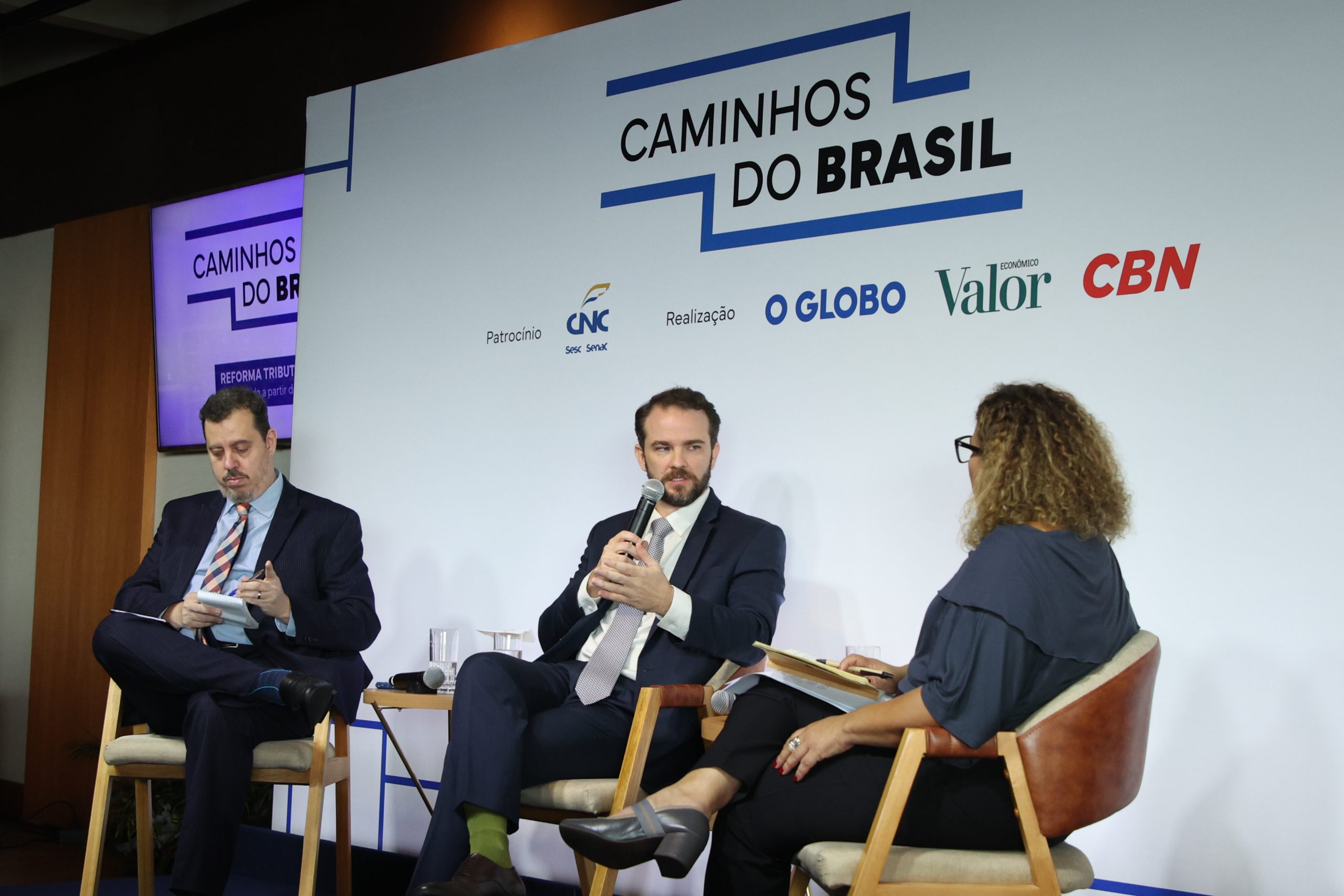 Implementação da reforma tributária concentra debate no Caminhos do Brasil