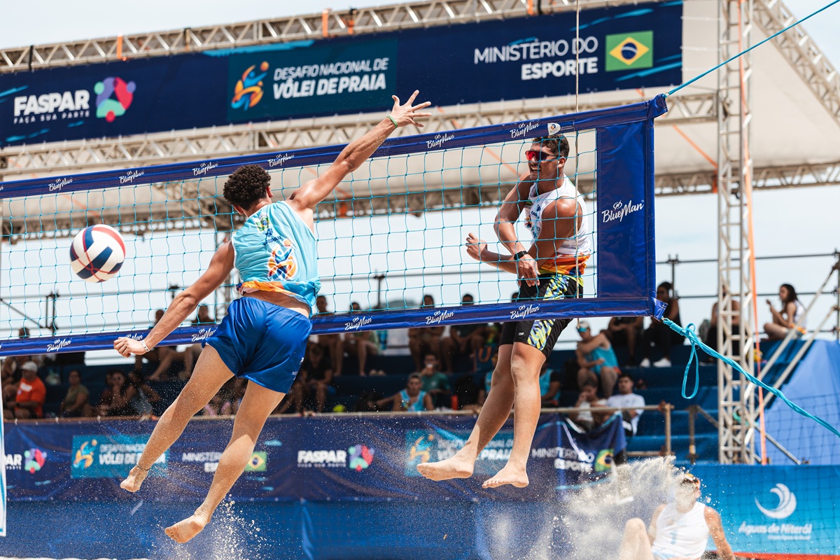 Campeão sul-americano e vice mundial de vôlei de praia, Márcio Gaudie vence Desafio Nacional, em Icaraí